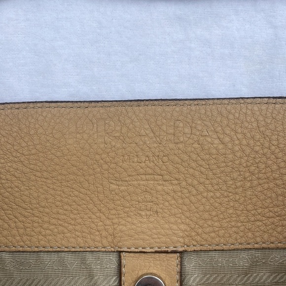 Prada Tan Leather Shoulder Bag - Picture 6 of 17